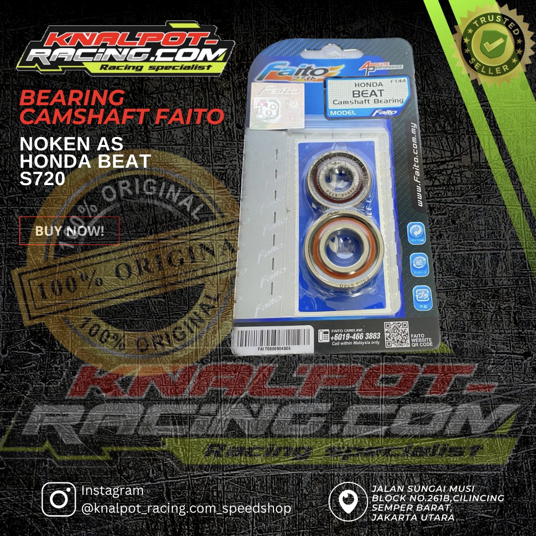 BEARING CAMSHAFT NOKEN AS HONDA BEAT S720